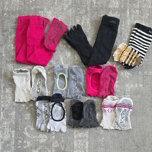 Toesox Women's Colorful Socks Collection (Selling All 9 Pairs Together)